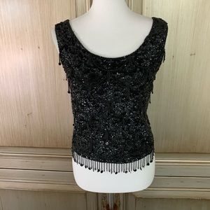 Vintage beaded top size unknown
